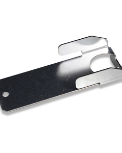 Bracket f/pipe 33.5 on cross member reinforced top Step V16